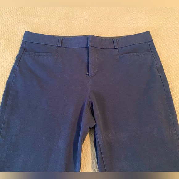 Banana Republic Pants - Banana Republic Rare Jackson fit navy blue ankle slacks office GUC 12